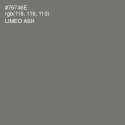 #76746E - Limed Ash Color Image